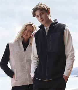 Front Row Recycled Sherpa Gilet